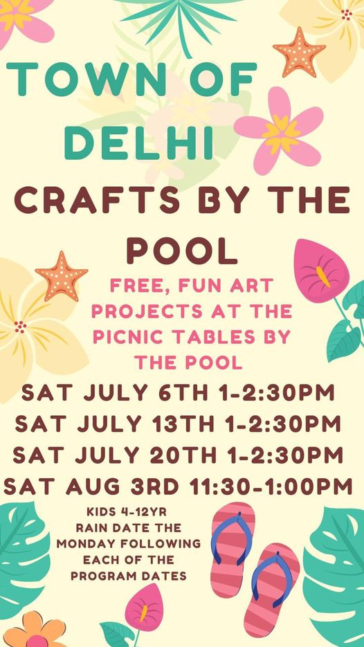 Crafts by the Pool