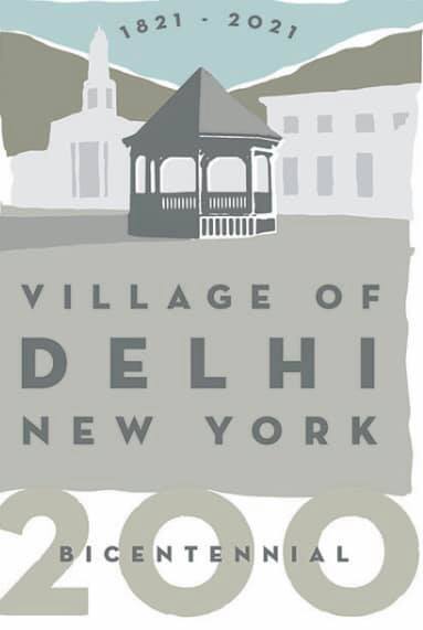Village of Delhi Bicentennial logo
